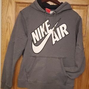 Grey Nike Air Men's hoodie size Medium